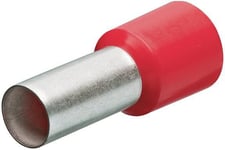 Knipex Ändhylsa röd plastkrage, 12,0mm, 10,0mm², 100-pack, 9799337