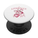 Je ne suis littéralement qu'une fille, une jolie coquette aux nœuds PopSockets PopGrip Interchangeable