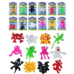 Slime figurer 4-pack slajm 5 cm djur leksak