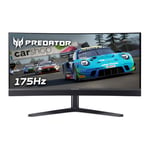 34" Acer Predator X34V Gaming Monitor, OLED, 3440x1440, HDR400,175Hz, FreeSync P