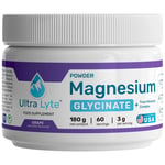 Ultra Lyte Magnesium Glycinate 180g Tasty Grape Flavor + Trace Minerals