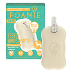 Foamie Shampoing pour chien Anything's Pawssible pour fourrure courte, shampooing de soin pour chien avec huile de Neem et de ricin pour un pelage brillant et une meilleure maniabilité, 100 % végétalien, sans plastique, 110 g