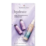 Pureology Hydrate Discovery Set for Dry Hair with Mini Shampoo and Conditioner 50ml with Color Fanatic Spray 200ml (Worth £41)