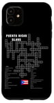 iPhone 11 Puerto Rican Slang Crossword Puzzle Fun Case