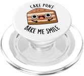 Cake Puns Bake Me Smile Funny Baking Pun PopSockets PopGrip for MagSafe