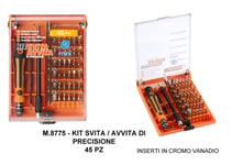 1 XPOGGI M8775 KIT DE DeVIS DE PReCISION 45 PCS