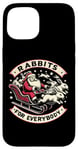 Coque pour iPhone 15 Women Bunny Rabbits For Everybody - Pet Rabbit Christmas