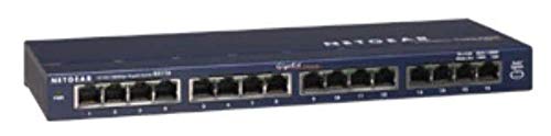 NETGEAR 16 Port Gigabit Switch (GS116UK) - Network Switch - Ethernet Switch - Hub, Splitter - Desktop and ProSAFE Lifetime Protection