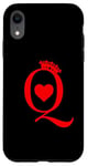 Coque pour iPhone XR Jeu de cartes à jouer Queen Of Hearts King Of Hearts