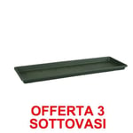 Sous-Coupe Pour Jardinière - Elho - Green Basics Trough 50cm - Vert - Plastique Résistant - Avec Réserve D'eau