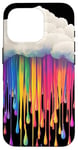 iPhone 16 Pro Colorful Rain Cloud Artwork For Joyful Nature Lovers Case