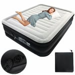 Yardin - Matelas pneumatique Camping Matelas Gonflable Matelas pneumatique Lit pneumatique Auto-gonflant avec Pompe électrique intégrée pour Camping