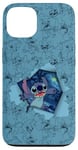 Coque pour iPhone 13 Disney Lilo & Stitch Tropical Breakout avec ange