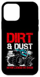 Coque pour iPhone 12 mini Monster Truck Design Boys Toddler Birthday School Kids