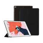 Passar iPad 10.2 skyddande fodral, Air34 läderfodral, Pro11 Apple surfplatta intelligent viloläge hårt skal black IPad 10.2-inch (7/8/9)