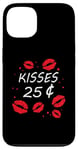 Coque pour iPhone 13 Bisous 25 Cents Love Heart Funny Valentines Day