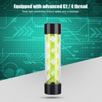 (Green) Water Cooling Tank Reservoir G1/4 Threaded T Virus Cylindrical