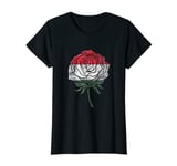 Hungarian Flag Rose Hungarian Women Vintage T-Shirt