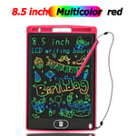 Tablette graphique numérique à écran LCD pour enfants,tableau d'écriture,tablette à dessin,bloc-notes électronique,jouets cadeaux,8.5 pouces,12 pouces - Type Red 8.5in color