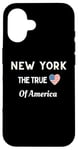 iPhone 16 Patriotic Love New York USA The True Heart Of America Case