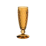 Villeroy & Boch - Boston Saffron Champagne Glass, 120 ml, Crystal Glass for Champagne and Sparkling Wine, Dishwasher-Safe, Yellow