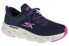 chaussures de running Femme, Skechers Go Run Swirl Tech-Dash Charge, Bleu marine