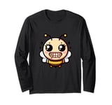 Bee Happy Big Smile Bad Teeth Bee Be Happy Long Sleeve T-Shirt