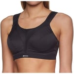 Shock Absorber D+ Max Womens Sports Bra Black Support Padded Breathable Gym Run