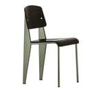 Vitra - Standard, Prouvé Gris Vermeer, Dark Oak - Matstolar - Jean Prouvé - Träfärgad - Metall/Trä