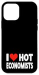 Coque pour iPhone 12 mini I Love Hot Economists Heart – Husband Micro Marco Economics