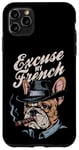 Coque pour iPhone 11 Pro Max Bulldog français Excuse My Frenchie Vintage Bulldog Lover