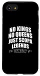 Coque pour iPhone SE (2020) / 7 / 8 No Kings No Queens Just Scopa Legends Jeux de cartes drôles Scopa