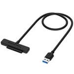 SABRENT Câble Adaptateur USB 3.2 vers SATA pour disque dur et SSD 2,5, SSD/HDD Convertisseur, SATA I/II/III Hard Drive Adapter Supporte UASP/Trim/Smart Compatible avec Windows, Mac OS (EC-SSHD)