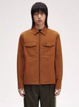 Fred Perry Pocket Detailed Overshirt, Marmalade