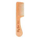 Big Red Beard Comb No.3 - Cherry (moustache comb)