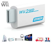 Wii HDMI Convertisseur Adaptateur Full HD 1080P / 720P pour Nintendo Wii et WiiU