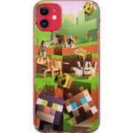 Apple iPhone 11 Genomskinligt Skal MineCraft