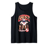 Ghostbusters Cute Stay Puft Loom Group Shot Retro Big Logo Tank Top