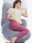 Momcozy F-Shaped Maternity Body Pillow