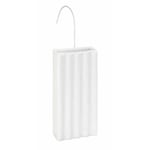 Saturateur radiateur Lignes, humidificateur d'air à suspendre avec crochet inclus, céramique, 9x19,5x4 cm, blanc