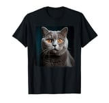 British Shorthair Cats British Shorthair Cat T-Shirt