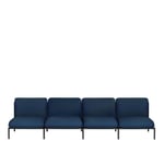 HEM - Kumo 4-seater Sofa - Mare - Soffor - Anderssen & Voll - Blå - Metall/Syntetiskt/Skum/Ull