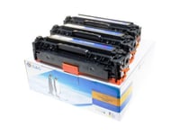 G&Amp G Toner Cartridge Combo Pack Ersätter Hp 312A, Cf383a, Cf382a, Cf381a Cyan, Magenta, Yellow 2700 Pages Compatible Toner Combo Pack