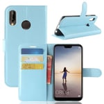 huawei Huawei Nova 3E Pu Wallet Case [Lightblue]