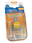 Dr Browns Options+ Level 3 2x Silicone Teats (6 month+) New