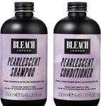 BLEACH LONDON - Pearlescent Shampoo 250 ml and Conditioner 250 ml  (2 Pack)