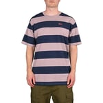 Vans Seasonal Colour Stripe S/S T-Shirt - Elderberry/Dress Blues