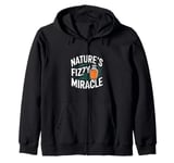 Natures Fizzy Miracle - Kombucha Tea Zip Hoodie