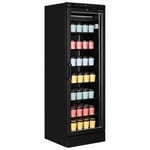 TEFCOLD BLACK UFSG UPRIGHT GLASS DOOR DISPLAY SHOP FREEZER@ £916+Vat NEXT DAY