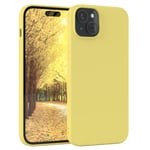 Phone Case For Apple iPhone 15 Plus Silicone Cover Protective Case Yellow